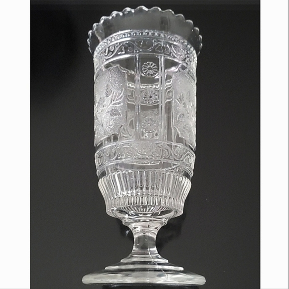 1880s "Wreath" AKA "Willow Oak Celery Vase by Bryce Brothers Pittsburgh PA - Picture 14 of 16